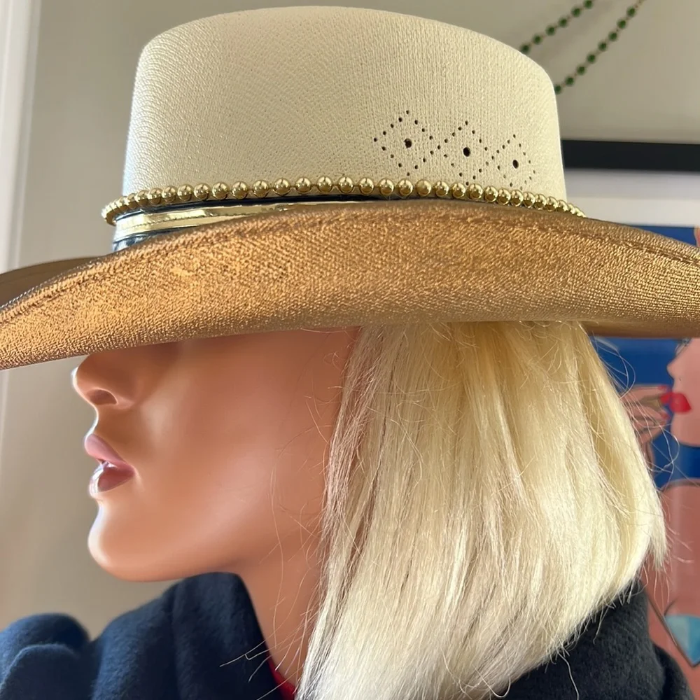 BAMBOO MADE HIGH FASHION HAT. S.7 ARLOP - Picture 2 of 7